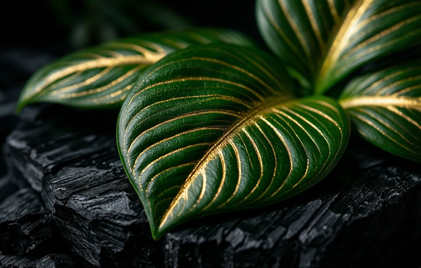 Botanical vitality backdrop